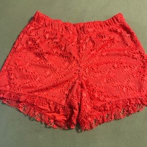 Beautiful dark coral shorts